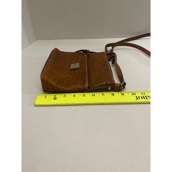 Dooney & Burke Ostrich Leather Crossbody Bag - Picture 12 of 12